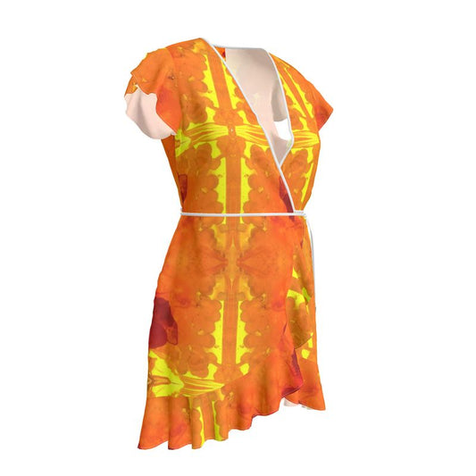 Tea Dress: Mimetite on Wulfenite, San Francisco Mine, Mexico