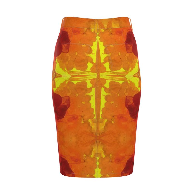 Denim Midi Skirt: Goethite, Teller County, Colarado, USA, EX: Brian Kosnar