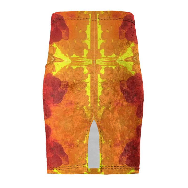 Pencil Skirt: Mimetite on Wulfenite, San Francisco Mine, Mexico