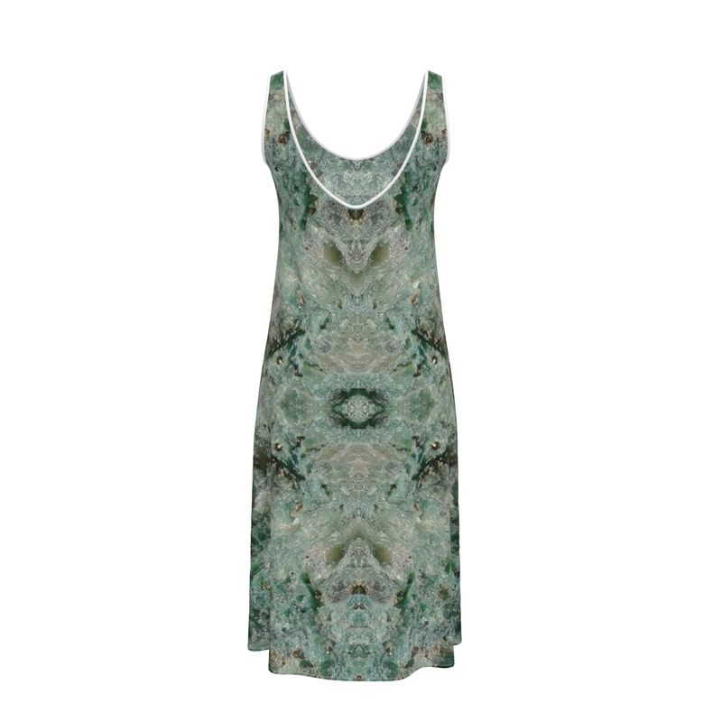 Sleeveless Midi Dress: Fuschite with pyrite, Australia