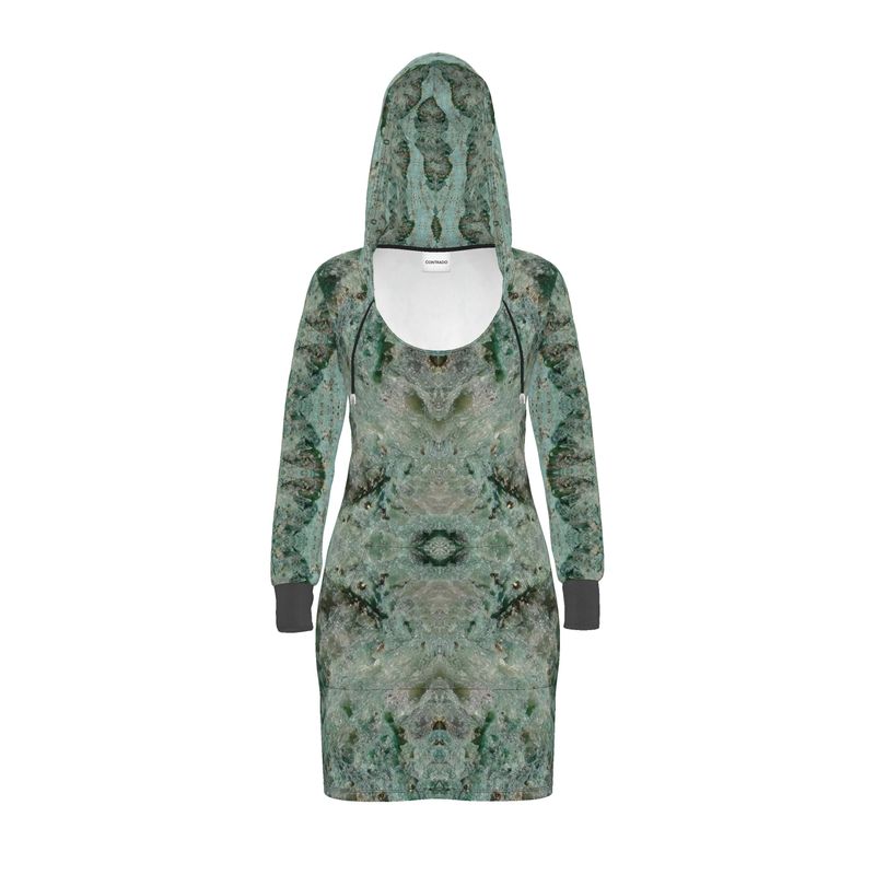 Hoodie Dress: Fuschite with pyrite, Australia