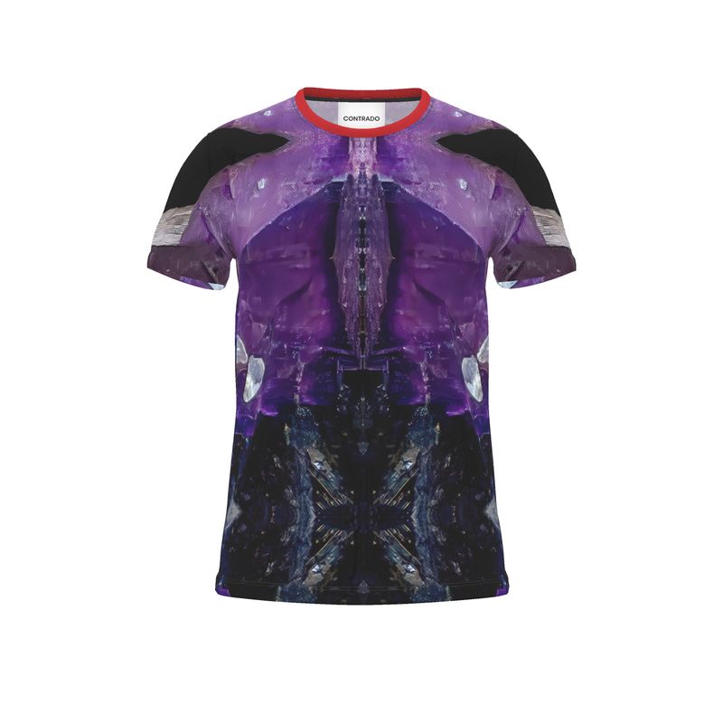 Cut and Sew All Over Print T-Shirt: Fluorite, with Sphalerite, Elmwood, Tennessee, Original Color