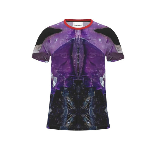 Cut and Sew All Over Print T-Shirt: Fluorite, with Sphalerite, Elmwood, Tennessee, Original Color