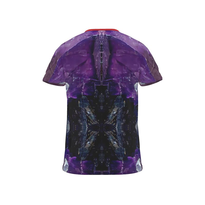 Cut and Sew All Over Print T-Shirt: Fluorite, with Sphalerite, Elmwood, Tennessee, Original Color