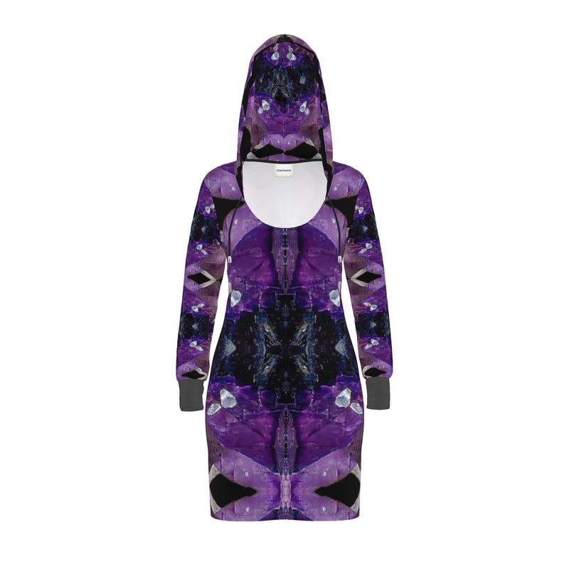 Hoodie Dress: Fluorite, with Sphalerite, Elmwood, Tennessee, Original Color