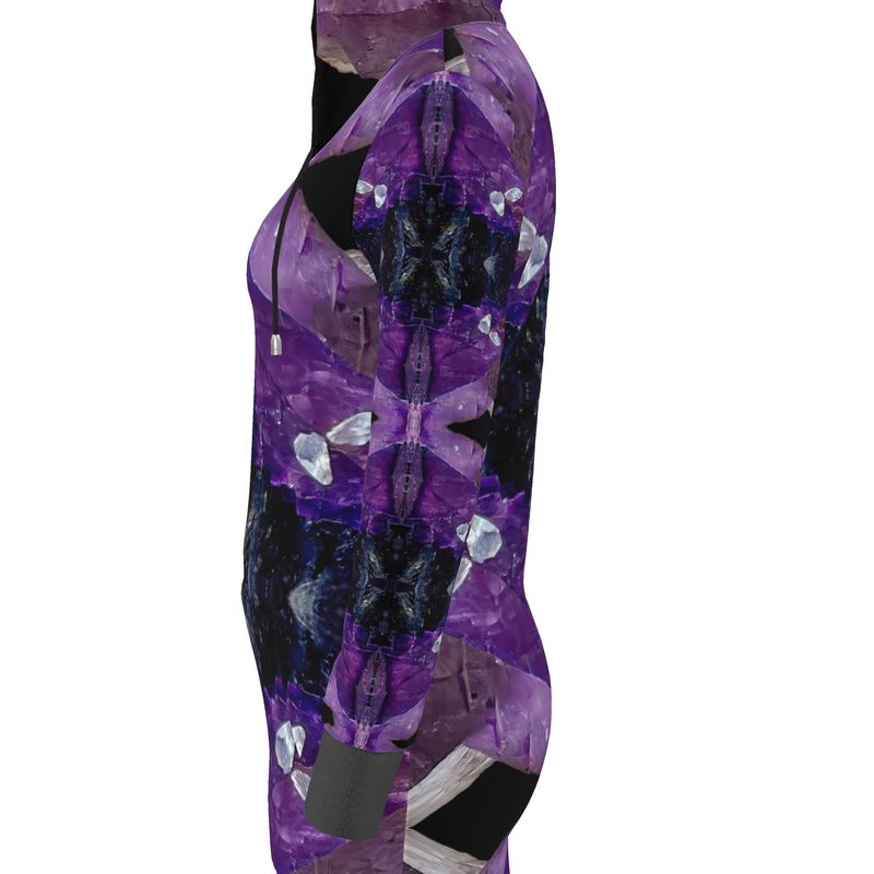 Hoodie Dress: Fluorite, with Sphalerite, Elmwood, Tennessee, Original Color