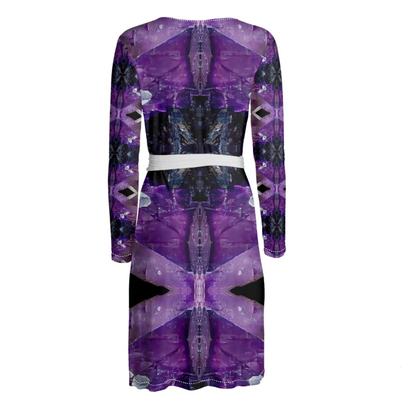 Wrap Dress: Fluorite, with Sphalerite, Elmwood, Tennessee, Original Color