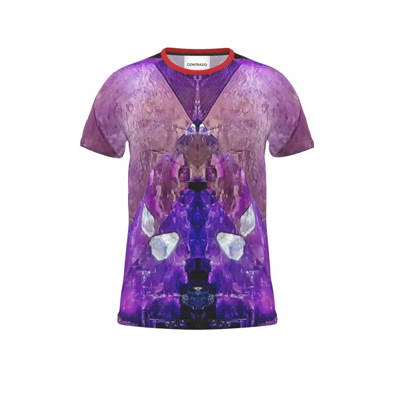 Cut and Sew All Over Print T-Shirt: Fluorite, with Sphalerite, Elmwood, Tennessee, Original Color