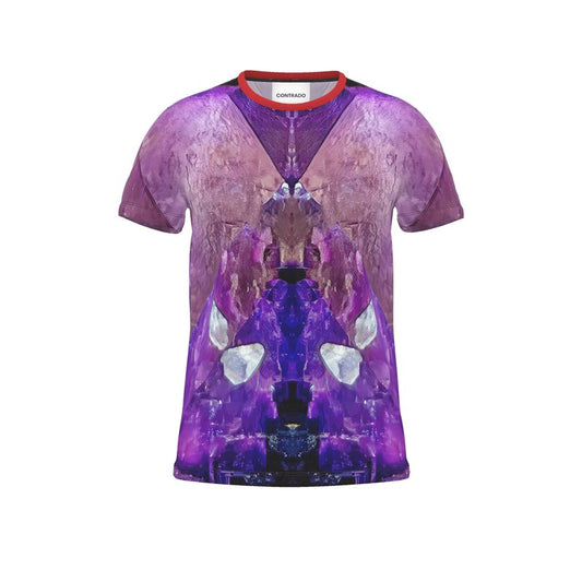 Cut and Sew All Over Print T-Shirt: Fluorite, with Sphalerite, Elmwood, Tennessee, Original Color