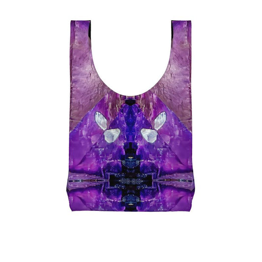 Parachute Shopping Bag: Fluorite, with Sphalerite, Elmwood, Tennessee, Original Color