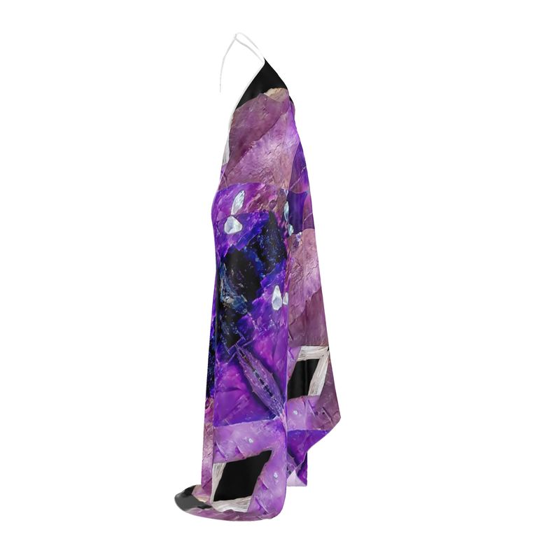 Halterneck backless dress:Fluorite, with Sphalerite, Elmwood, Tennessee, Original Color