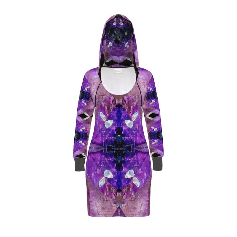 Hoodie Dress: Fluorite, with Sphalerite, Elmwood, Tennessee, Original Color