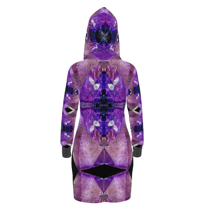 Hoodie Dress: Fluorite, with Sphalerite, Elmwood, Tennessee, Original Color