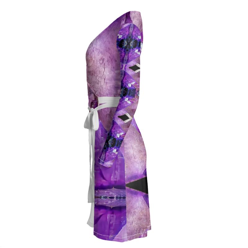 Wrap Dress: Fluorite, with Sphalerite, Elmwood, Tennessee, Original Color