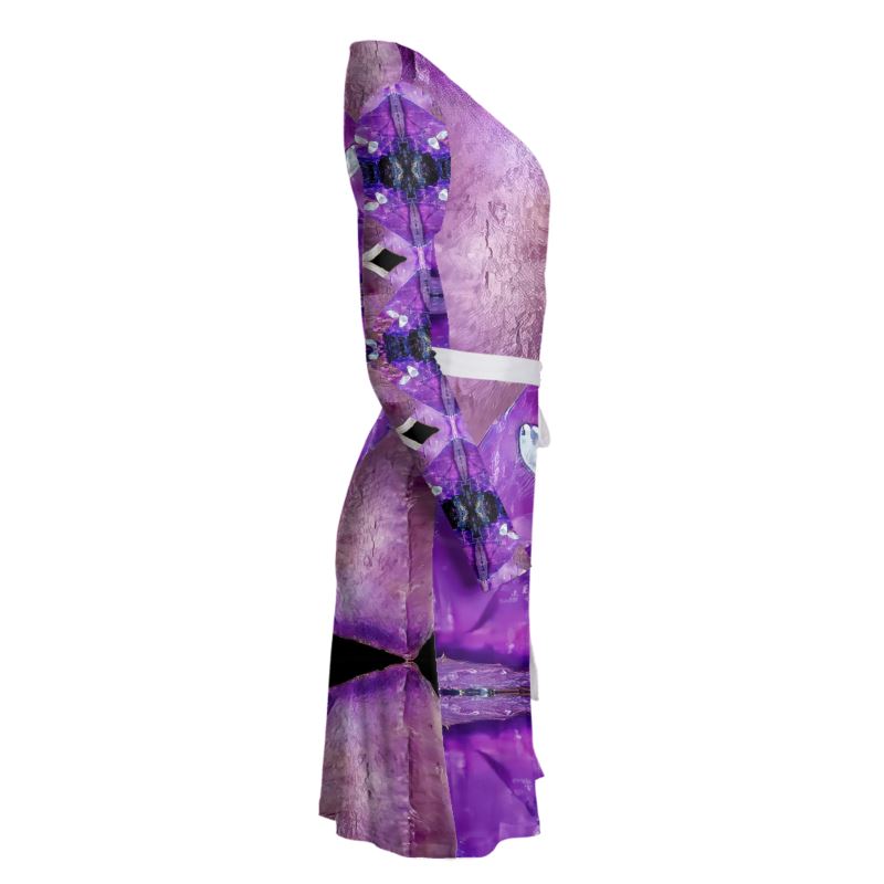 Wrap Dress: Fluorite, with Sphalerite, Elmwood, Tennessee, Original Color