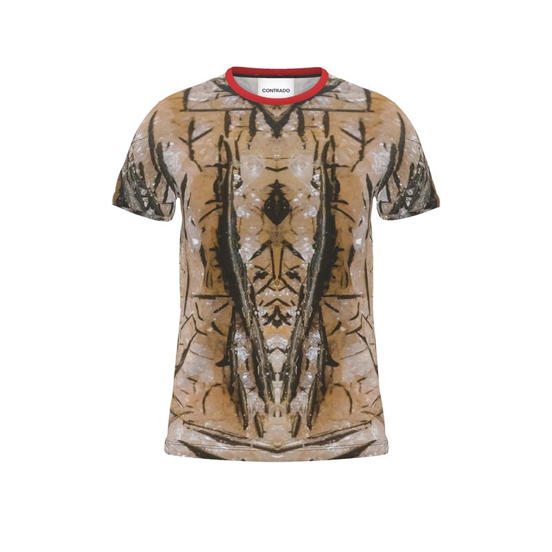 Cut and Sew All Over Print T-Shirt: Goethite, on Calcite, South Africa
