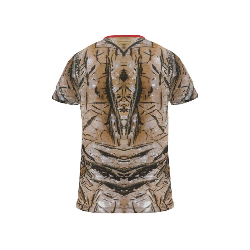 Cut and Sew All Over Print T-Shirt: Goethite, on Calcite, South Africa