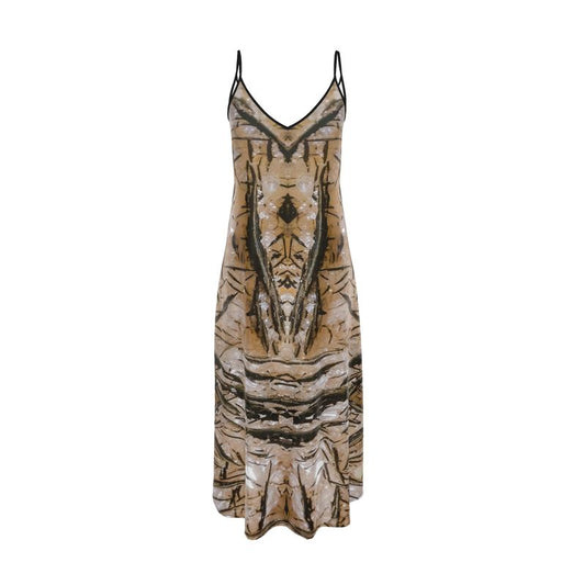Slip Dress: Goethite, on Calcite, South Africa