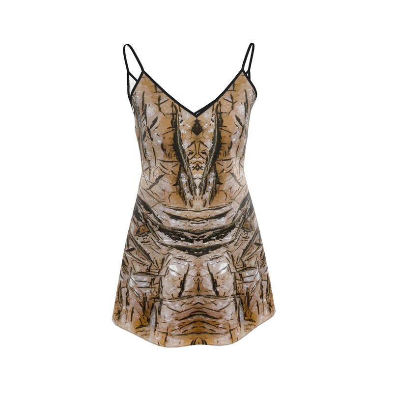 Mini Slip Dress: Goethite, on Calcite, South Africa
