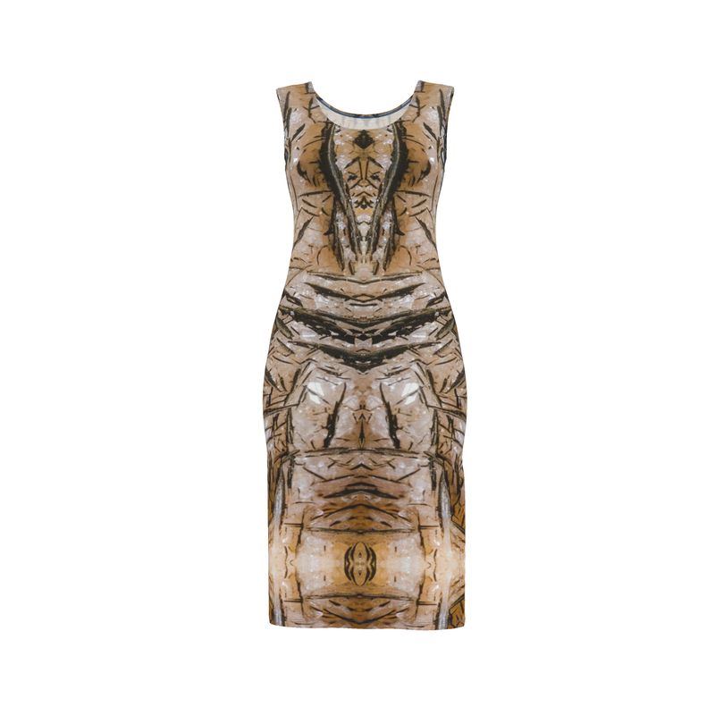 Bodycon Dress: Goethite, on Calcite, South Africa