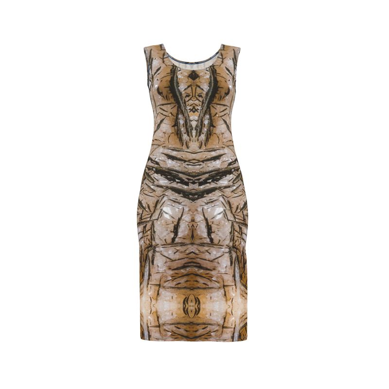 Bodycon Dress: Goethite, on Calcite, South Africa