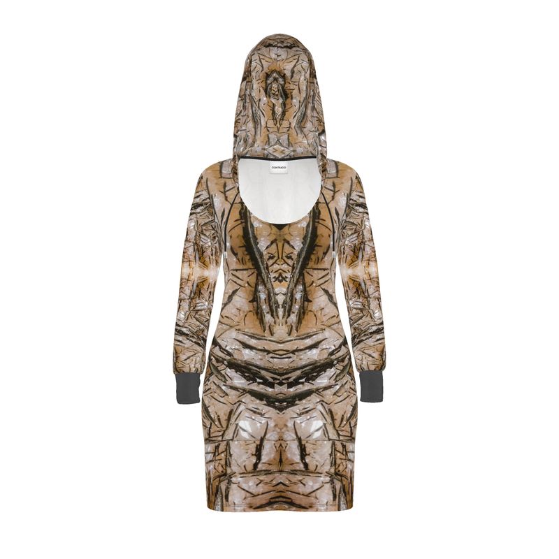 Hoodie Dress: Goethite, on Calcite, South Africa