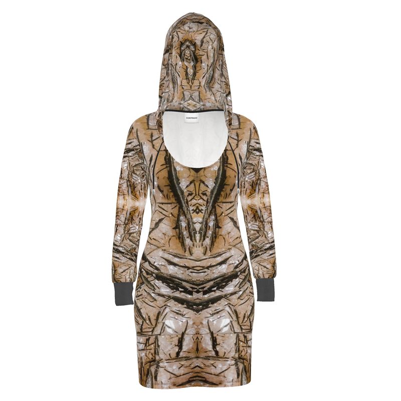 Hoodie Dress: Goethite, on Calcite, South Africa