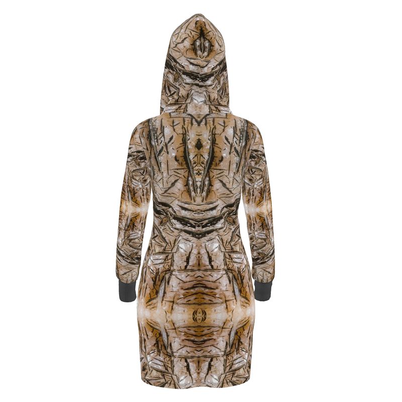 Hoodie Dress: Goethite, on Calcite, South Africa