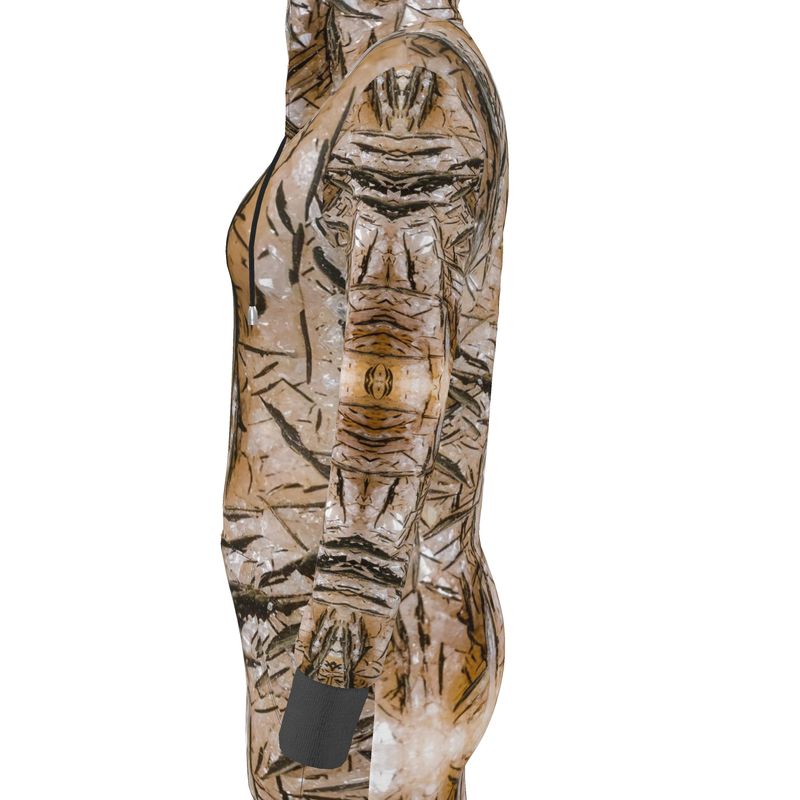 Hoodie Dress: Goethite, on Calcite, South Africa