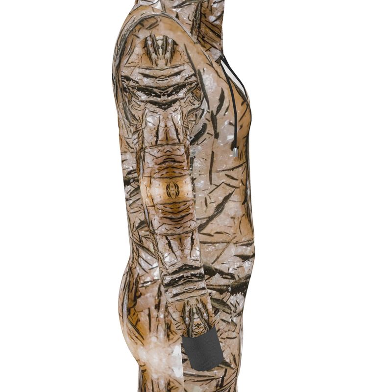 Hoodie Dress: Goethite, on Calcite, South Africa