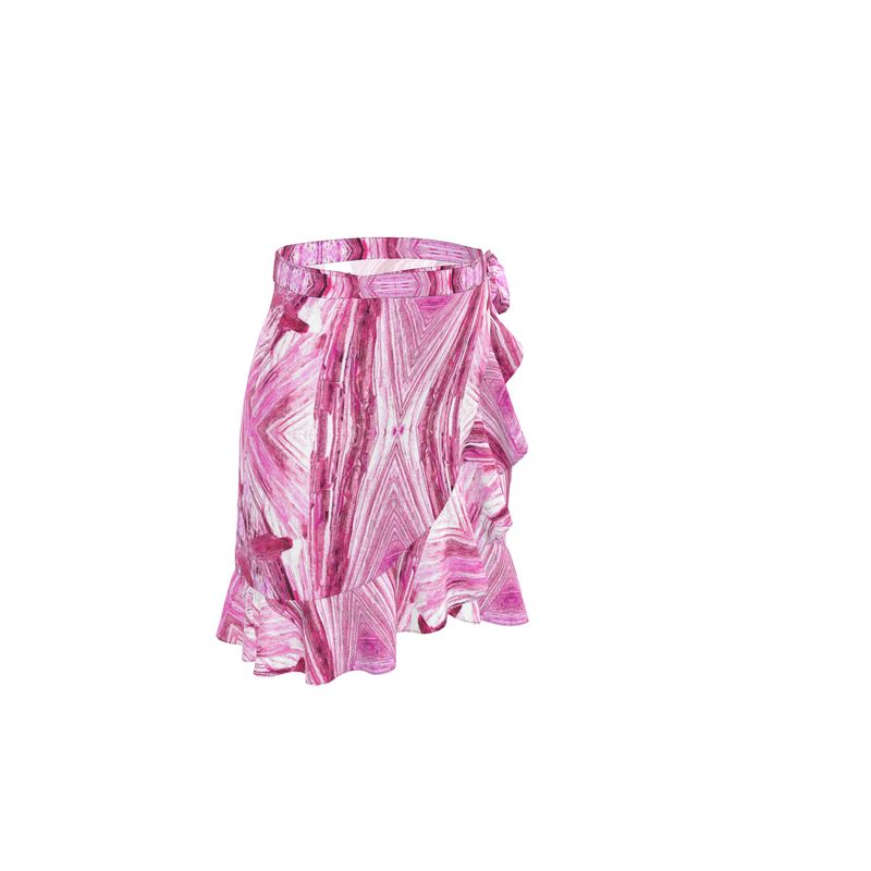 Flounce Skirt: Goethite, Teller County, Colarado, USA, Brian Kosnar, Colorized Pink Color