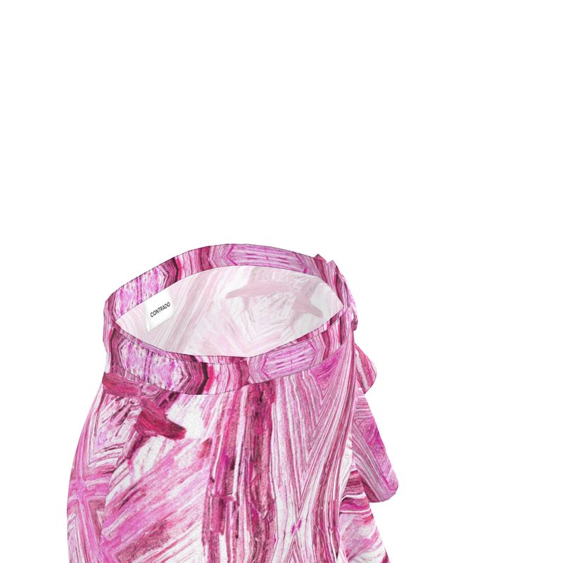 Flounce Skirt: Goethite, Teller County, Colarado, USA, Brian Kosnar, Colorized Pink Color
