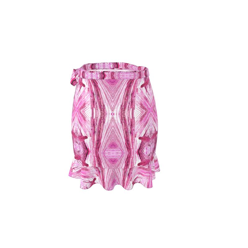 Flounce Skirt: Goethite, Teller County, Colarado, USA, Brian Kosnar, Colorized Pink Color