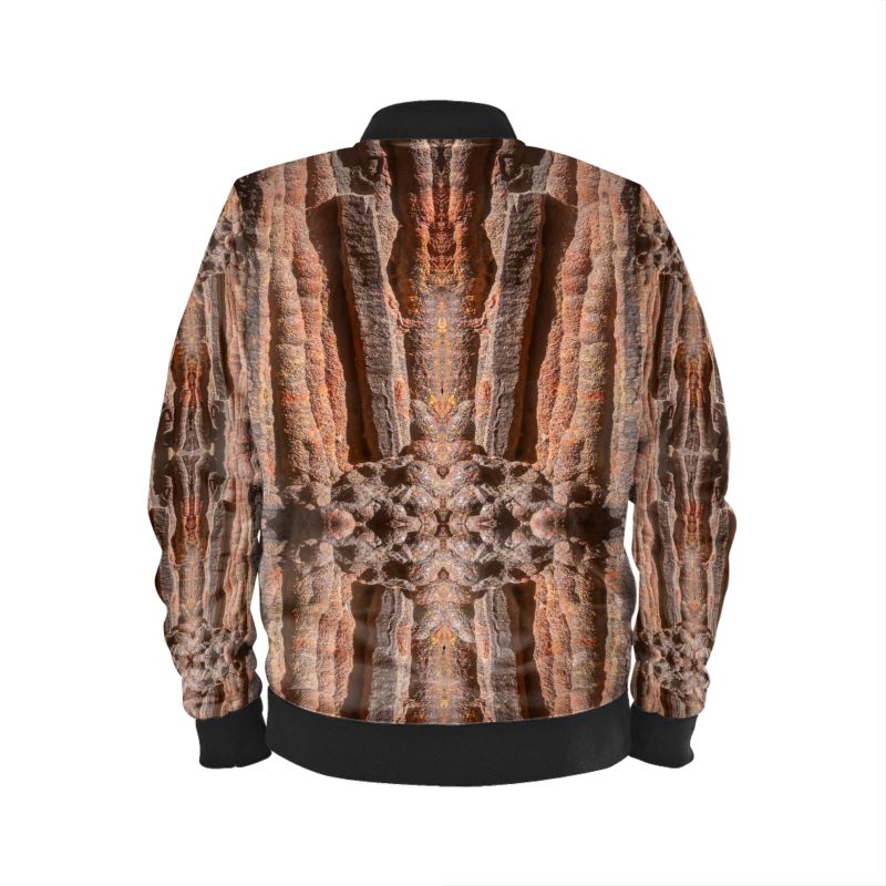 Mens Bomber Jacket: Hematite Stalagmites Michigan