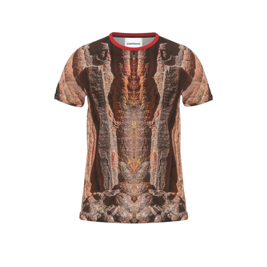 Cut and Sew All Over Print T-Shirt: Hematite Stalagmites Michigan