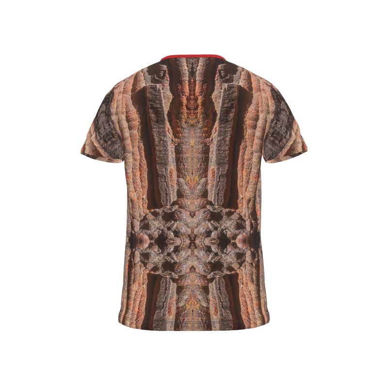 Cut and Sew All Over Print T-Shirt: Hematite Stalagmites Michigan