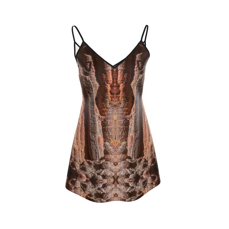 Mini Slip Dress: Hematite Stalagmites Michigan