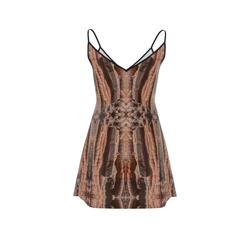 Mini Slip Dress: Hematite Stalagmites Michigan