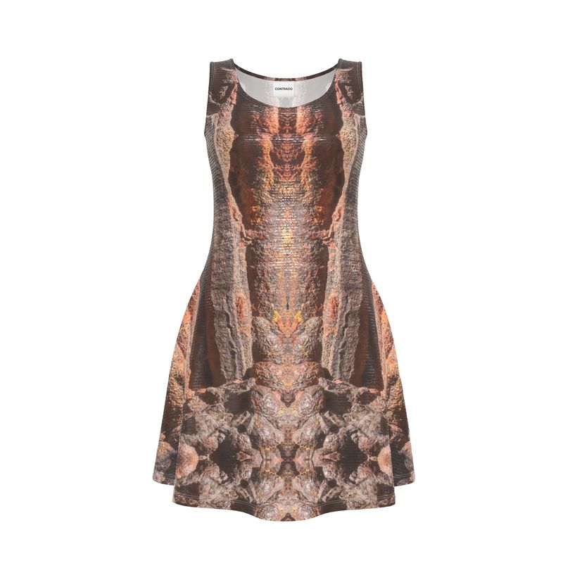 Skater Dress: Hematite Stalagmites Michigan