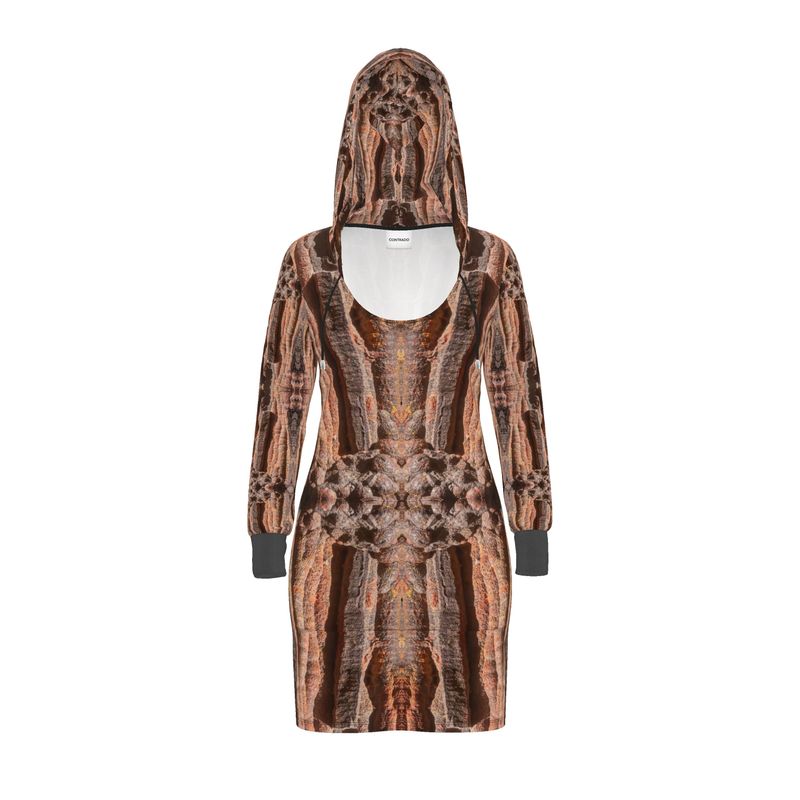 Hoodie Dress: Hematite Stalagmites Michigan