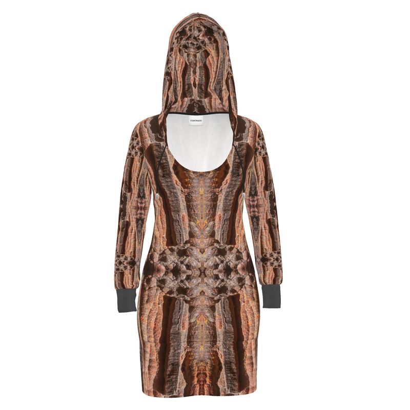 Hoodie Dress: Hematite Stalagmites Michigan