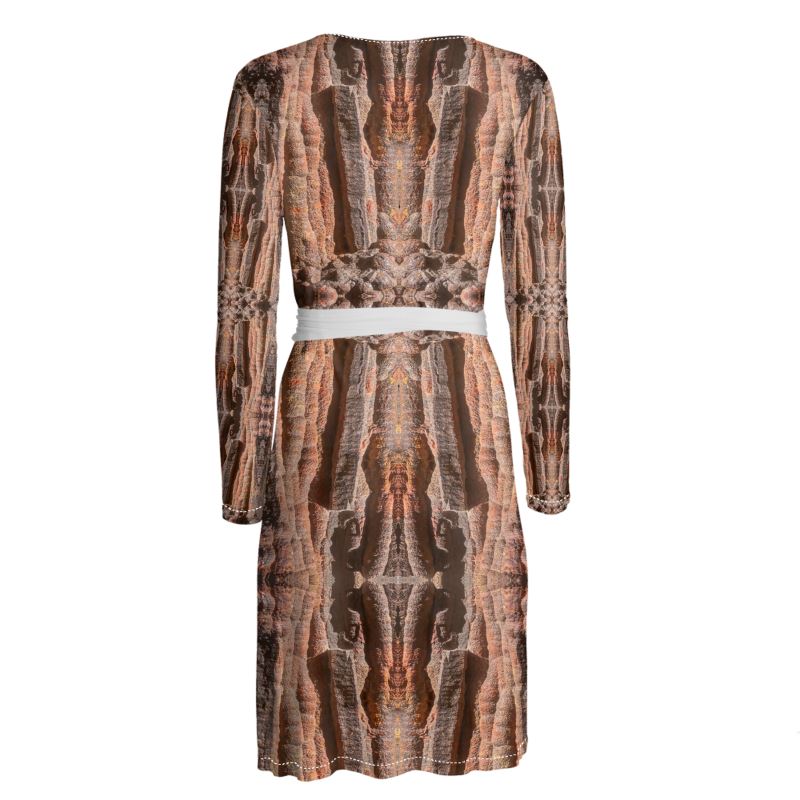 Wrap Dress: Hematite Stalagmites Michigan