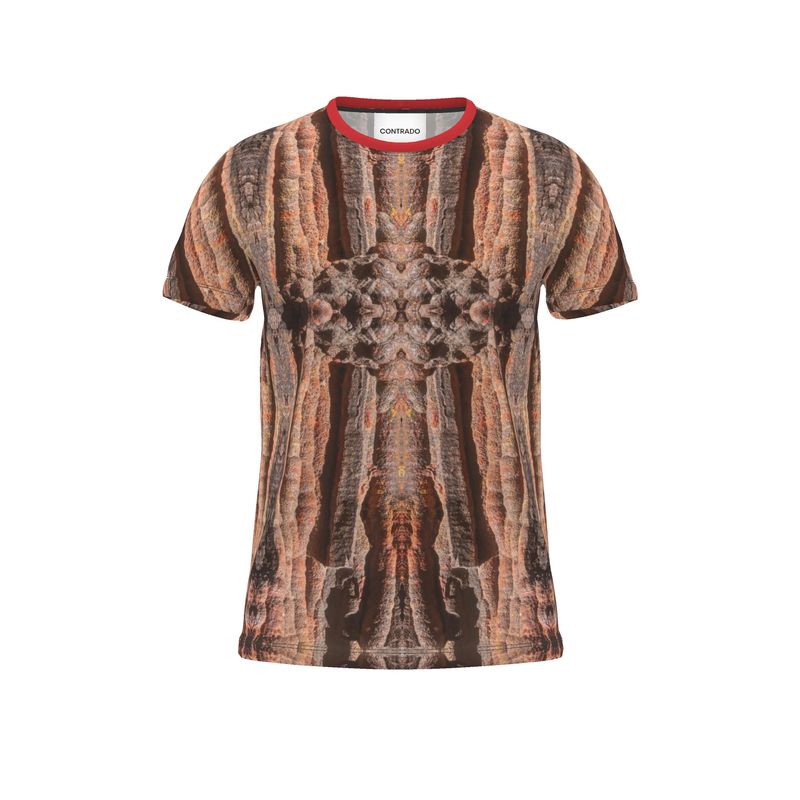 Cut and Sew All Over Print T-Shirt: Hematite Stalagmites Michigan
