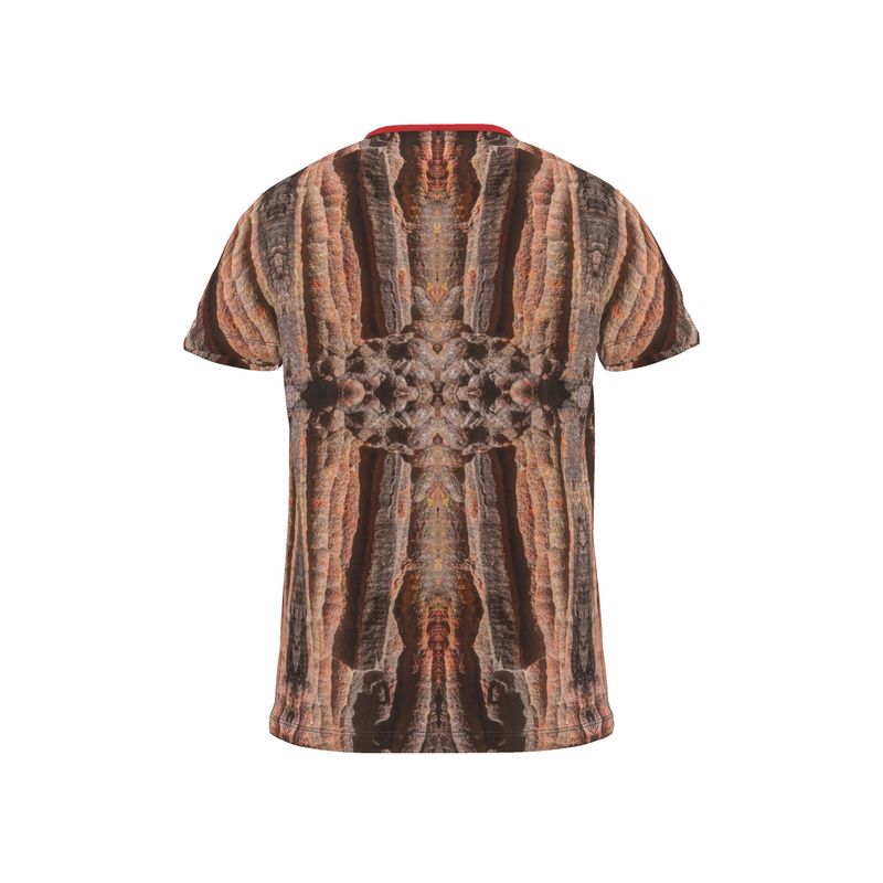 Cut and Sew All Over Print T-Shirt: Hematite Stalagmites Michigan