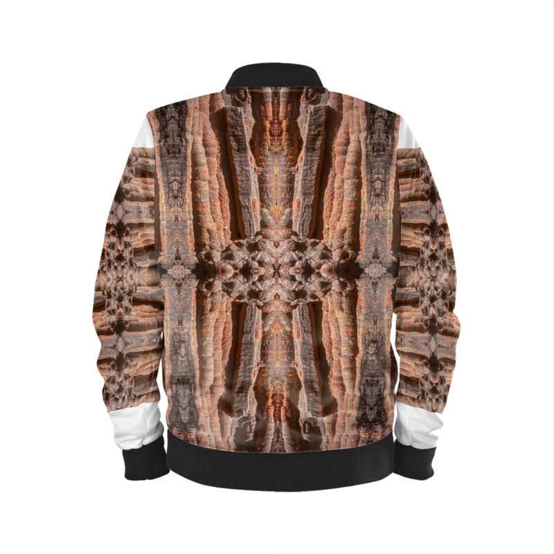 Mens Bomber Jacket: Hematite Stalagmites Michigan