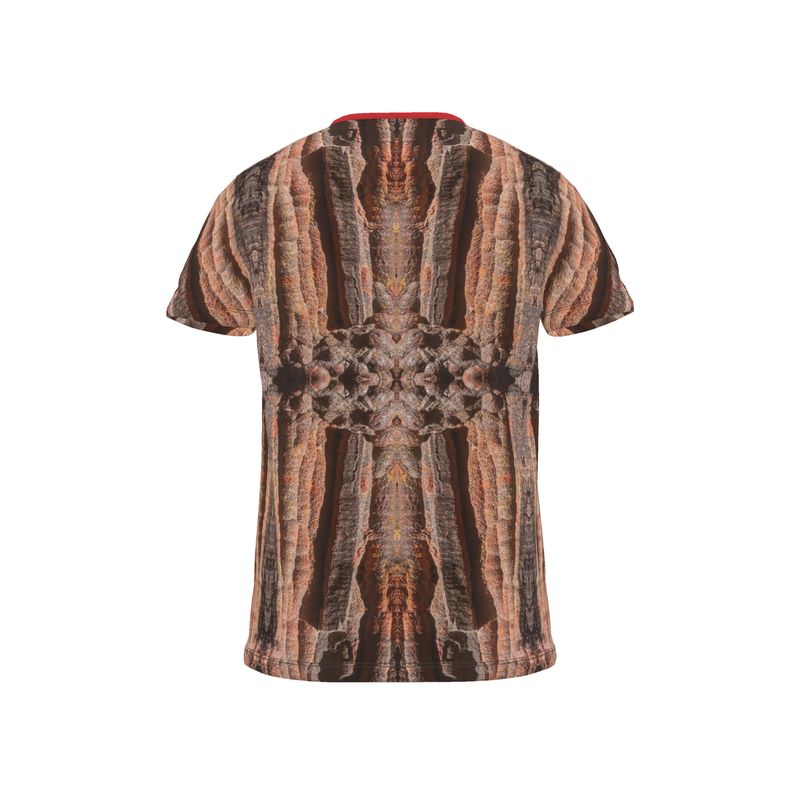 Cut and Sew All Over Print T-Shirt: Hematite Stalagmites Michigan