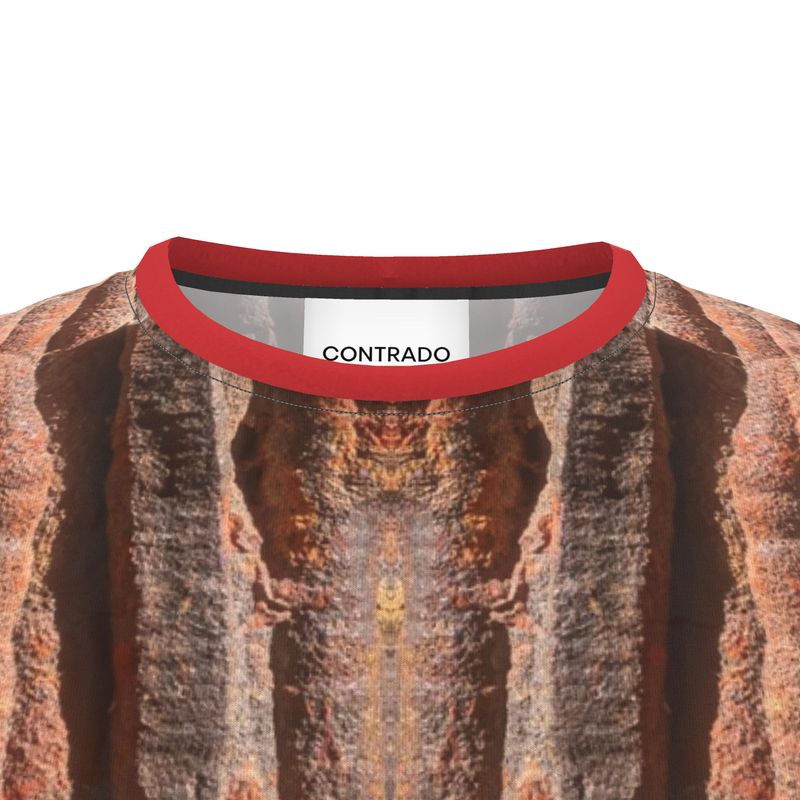 Cut and Sew All Over Print T-Shirt: Hematite Stalagmites Michigan