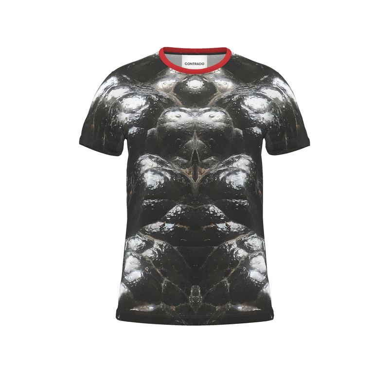 Cut and Sew All Over Print T-Shirt: Hematite, Botryoidal, Morocco