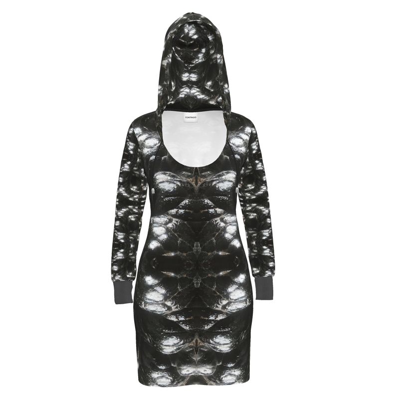 Hoodie Dress: Hematite, Botryoidal, Morocco