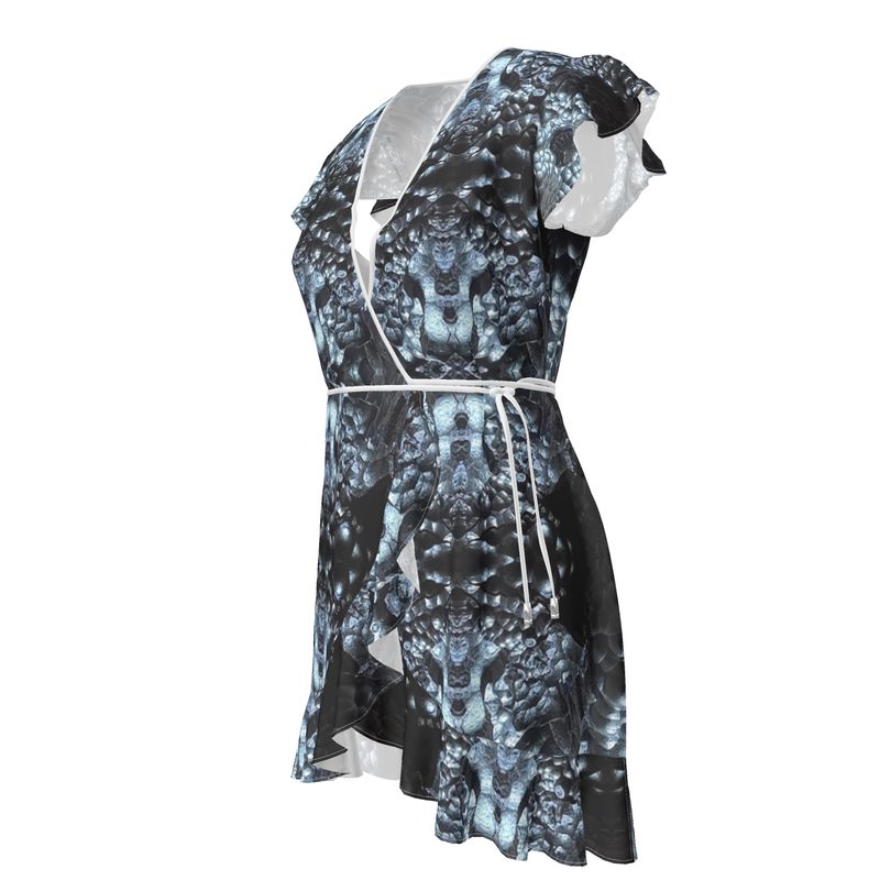 Tea Dress: Halterneck backless dress: Hematite, Iron Hill Mining District, New Mexico, Original Color